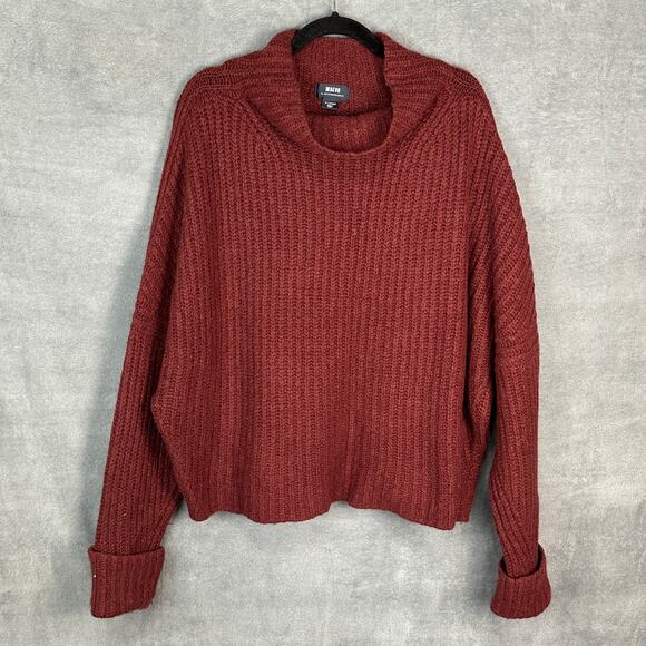Maeve Sweaters - Maeve Anthropologie Sweater Womens Extra Large Maroon Alpaca Wool Yak Oversized
